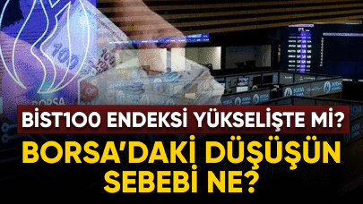 Borsa'daki düşüşün sebebi ne? BIST 100 endeksi yükselişte mi?