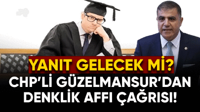 CHP'li Güzelmansur'un Denklik affı çağrısına yanıt gelecek mi?