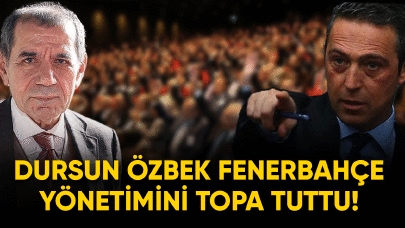 Dursun Özbek Fenerbahçe'yi topa tuttu