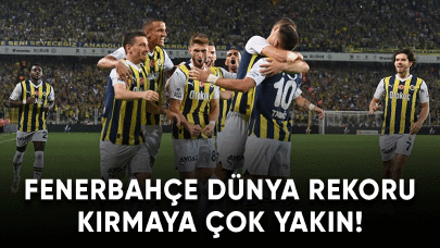 Fenerbahçe dünya rekoru kırmaya çok yakın