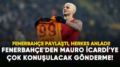 Fenerbahçe'den Mauro Icardi'ye çok konuşulacak gönderme!