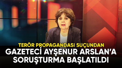 Gazeteci Ayşenur Arslan hakkında soruşturma başlatıldı