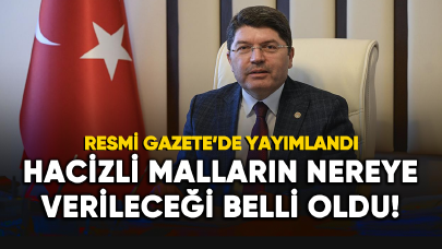 Hacizli malların nereye verileceği belli oldu!