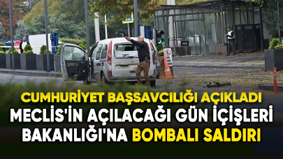 İçişleri Bakanlığı önünde patlama yaşandı!