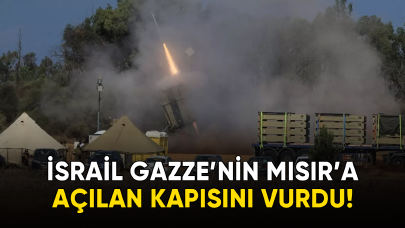 İsrail, Gazze'nin Mısır'a açılan kapısını vurdu