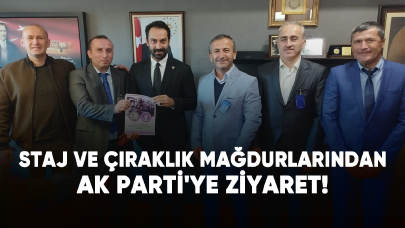 Kocaeli staj ve çıraklık mağdurlarından AK Parti'ye ziyaret!