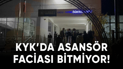 KYK'da asansör faciası bitmiyor!