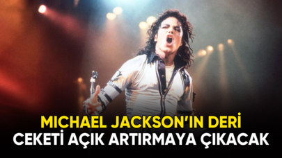 Michael Jackson'ın deri ceketi açık artırmaya çıkıyor