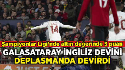 Galatasaray Manchester United'ı deplasmanda devirdi