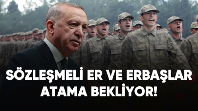 Sözleşmeli er ve erbaşlar atama bekliyor!