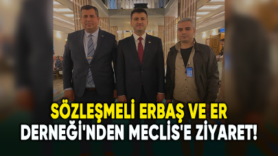 Sözleşmeli Erbaş ve Er Derneği'nden Meclis'e ziyaret!