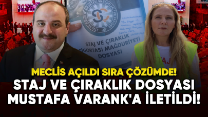 Staj ve Çıraklık dosyası AK Parti milletvekili Mustafa Varank'a iletildi!