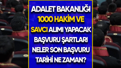 Adalet Bakanlığı 1000 hakim ve savcı alacak