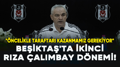 Beşiktaş'ta ikinci Rıza Çalımbay dönemi başladı!