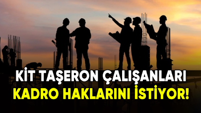 KİT taşeron çalışanları kadro haklarını istiyor!