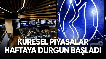 Küresel piyasalar haftaya durgun başladı