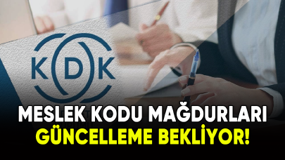 Meslek kodu mağdurları güncelleme bekliyor!