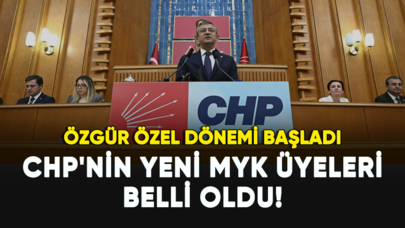 Özgür Özel dönemi başladı: CHP'nin yeni MYK üyeleri belli oldu!