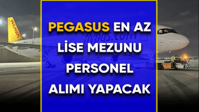 Pegasus en az lise mezunu personel alımı yapacak