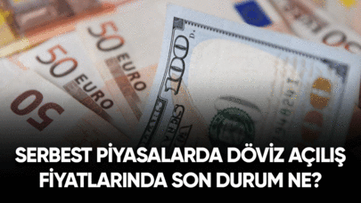 Serbest piyasalarda döviz açılış fiyatlarında son durum ne?