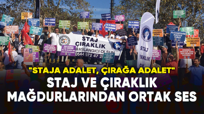 Staj ve çıraklık mağdurlarından ortak ses: Hakkımız olanı istiyoruz!