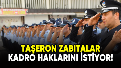 Taşeron zabıtalar kadro haklarını istiyor!