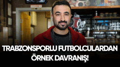 Trabzonsporlu futbolculardan örnek davranış