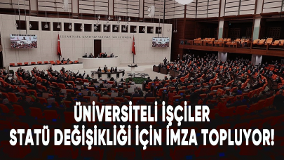 Üniversiteli işçiler statü değişikliği için imza topluyor!