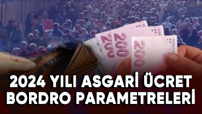 2024 yılı asgari ücret bordro parametreleri