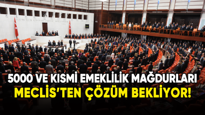 5000 ve kısmi Meclis'ten çözüm bekliyor!