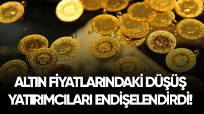 Altın fiyatlarındaki düşüş yatırımcıları endişelendirdi!