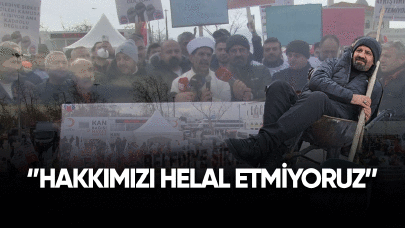 Belediye şirket işçileri tepki gösterdi: Hakkımızı helal etmiyoruz!