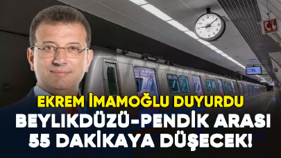 Ekrem İmamoğlu duyurdu: Beylikdüzü-Pendik arası 55 dakikaya düşecek!