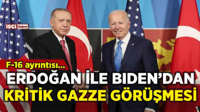 Erdoğan ile Biden'dan kritik Gazze görüşmesi: F-16 ayrıntısı...