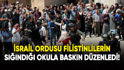 İsrail ordusu Filistinlilerin sığındığı okula baskın düzenledi!