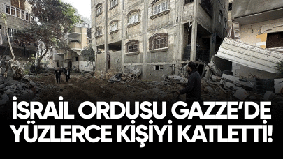 İsrail ordusu Gazze'de yüzlerce kişiyi katletti!