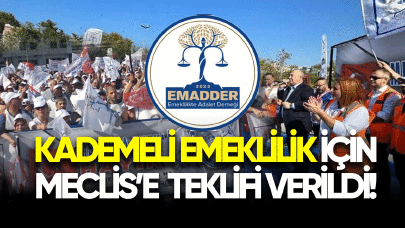 Kademeli emeklilik için kanun teklifi verildi gözler Meclis'e çevrildi!