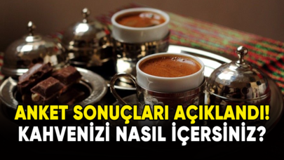 Kahvenizi nasıl içersiniz? Anket sonuçları açıklandı!