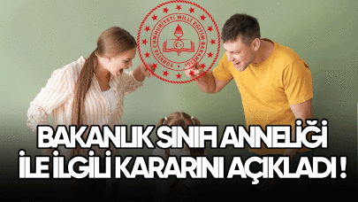 MEB öğretmenler ile velileri ayrıma düşüren sınıf anneliği ile ilgili kararını verdi!