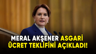 Meral Akşener, asgari ücret teklifini açıkladı!