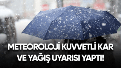 Meteorolojiden kuvvetli yağış ve kar uyarısı