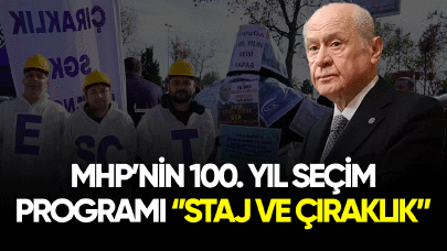 MHP'nin 100. yıl seçim programı ''Staj ve çıraklık''