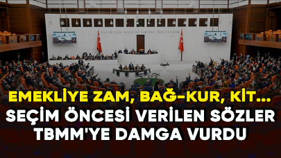 Seçim öncesi verilen sözler TBMM'ye damga vurdu: Emekliye zam, Bağ-Kur, KİT...