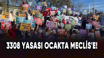 3308 yasası ocakta Meclis'e!