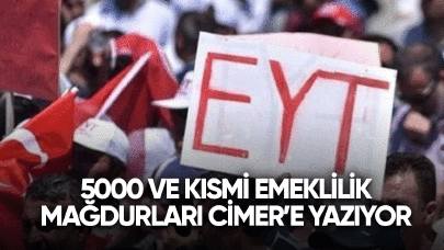 5000 ve kısmi emeklilik mağdurları CİMER'e yazıyor