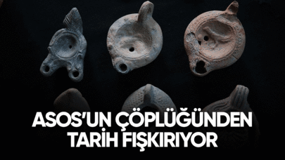 Assos'un çöplüğünden tarih fışkırıyor