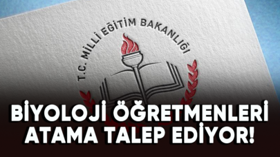 Biyoloji öğretmenleri atama talep ediyor!