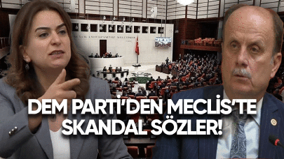 Dem Parti'den Meclis'te skandal sözler!