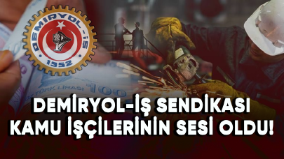 Demiryol-İş Sendikası kamu işçilerinin adalet arayışının sesi oldu!