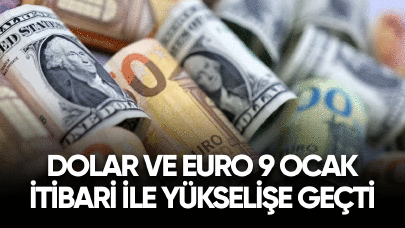 Dolar ve Euro 9 Ocak itibari ile yükselişe geçti